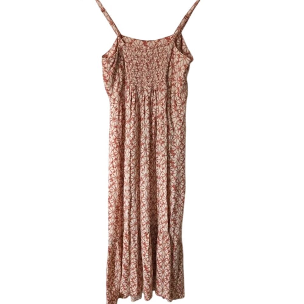NWOT GAP Women's Spaghetti‎ Straps Fit & Flare Tiered Midi Dress Size 2 - Picture 5 of 6